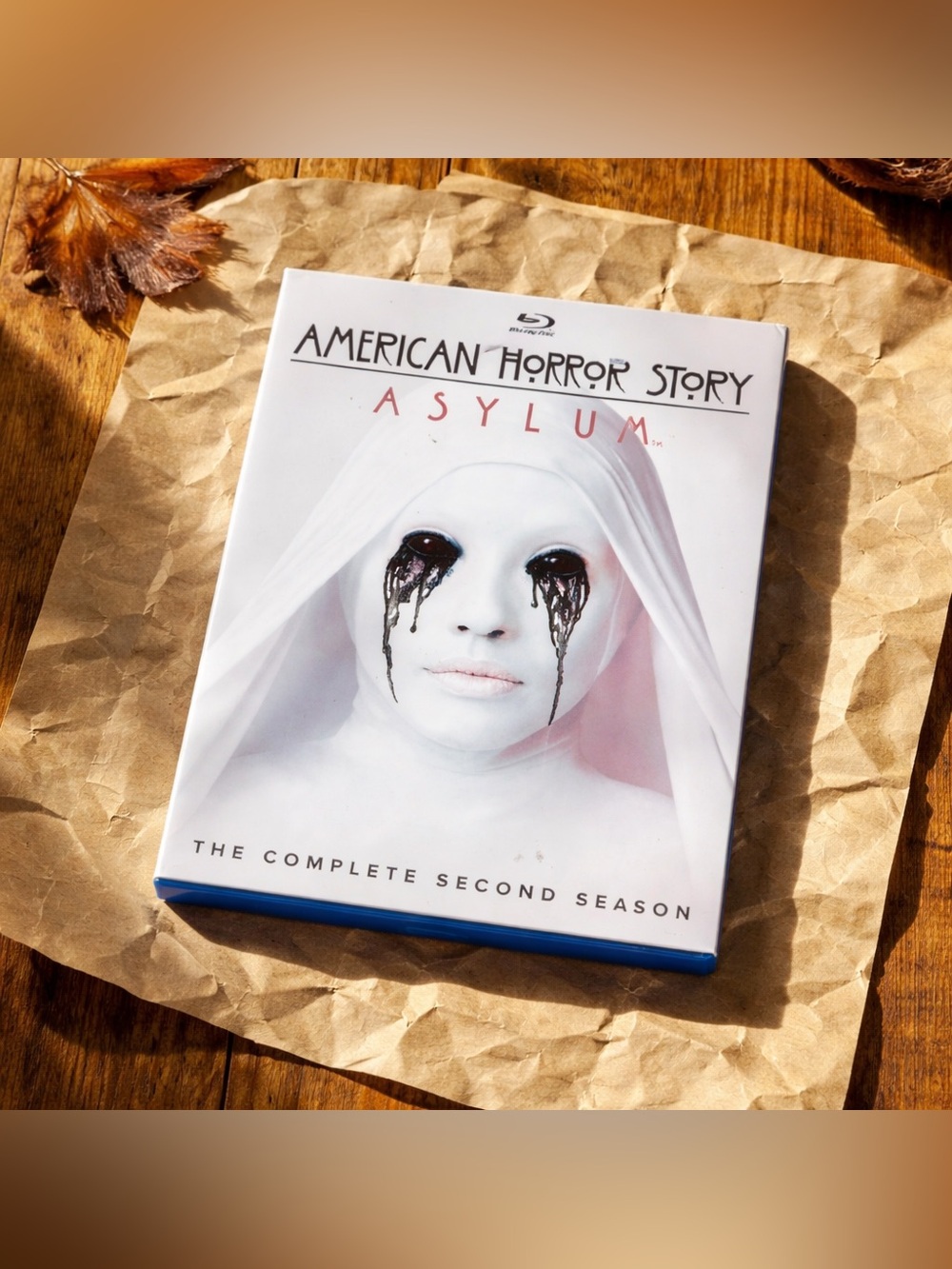 American Horror Story Asylum. The Completed Second Season on blu-ray.